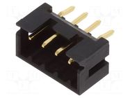 Connector: wire-wire/PCB; socket; male; PIN: 4; SignalBee; straight HIROSE