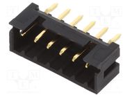 Connector: wire-wire/PCB; socket; male; PIN: 6; DF3; Pitch: 2mm; THT HIROSE