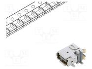 Connector: ix Industrial; socket; IX; male; PIN: 10; B; gold-plated HIROSE