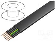 Wire; H07VVH6-F,PVC-Flach; 6G0.75mm2; unshielded; 450V,750V; Cu HELUKABEL