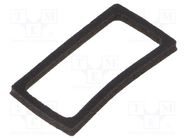 Profile gasket; Mini Universal MATE-N-LOK; 4.14mm; PIN: 8; black TE Connectivity