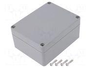 Enclosure: multipurpose; X: 90mm; Y: 115mm; Z: 55mm; ABS; light grey GAINTA