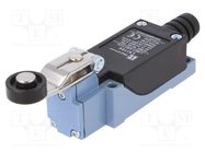 Limit switch; lever R 30mm, plastic roller Ø18mm; NO + NC; 5A SPAMEL