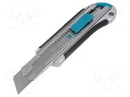 Knife; universal; 25mm; Handle material: metal,plastic WOLFCRAFT