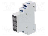 Module: voltage indicator; 3x80÷500VAC; IP20; Display: LED 