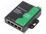 Switch Ethernet; unmanaged; Number of ports: 5; 5÷30VDC; RJ45; SW 