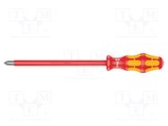 Screwdriver; insulated; Phillips; PH4; Blade length: 200mm; 1kVAC WERA