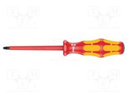 Screwdriver; insulated; Torx®; TX09; Blade length: 80mm; 1kVAC WERA