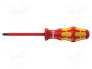 Screwdriver; insulated; square; #2; Blade length: 100mm; 1kVAC WERA