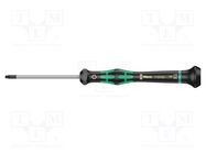 Screwdriver; Torx®; precision; TX08; with holding function WERA