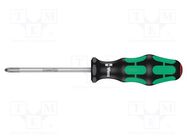 Screwdriver; Phillips; PH2; Kraftform Plus-300 WERA