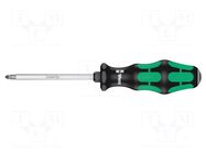 Screwdriver; assisted with a key; Pozidriv®; PZ2 WERA