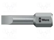 Screwdriver bit; slot; 4,5x0,6mm; Overall len: 25mm; TORSION WERA