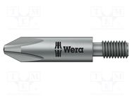 Screwdriver bit; Phillips; PH2; Overall len: 33mm; Mounting: M5 WERA