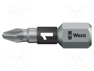 Screwdriver bit; Pozidriv®; PZ1; 1/4"; Overall len: 25mm WERA