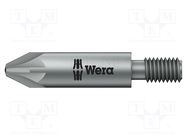 Screwdriver bit; Pozidriv®; PZ2; Overall len: 44.5mm; Mounting: M5 WERA