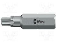 Screwdriver bit; Torx®; TX01; Overall len: 25mm WERA