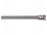 Socket; Hex Plus key,socket spanner; HEX 8mm; 1/4"; Zyklop WERA