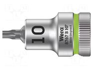 Socket; socket spanner,Torx®; Size: TX10; 3/8"; 35mm; Zyklop WERA