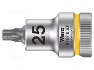 Socket; socket spanner,Torx®; Size: TX25; 3/8"; 35mm; Zyklop WERA