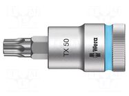 Socket; socket spanner,Torx®; Size: TX50; 1/2"; 60mm; Zyklop WERA