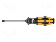 Screwdriver; Phillips; for impact,assisted with a key; PH2 WERA