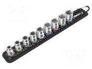 Wrench-set; 6-angles,socket spanner; 3/8"; 29mm WERA