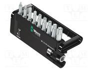 Kit: screwdriver bits; Torx®; 25mm; TORSION; plastic case; 10pcs. 