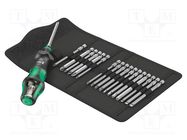 Kit: screwdrivers; hex key,Phillips,Pozidriv®,slot,Torx® WERA