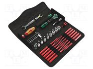 Kit: general purpose; case; 35pcs. WERA