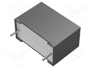 Capacitor: polypropylene; X2; R52; 0.47uF; 18x12.5x9mm; ±20%; 15mm KEMET