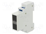 Module: voltage indicator; 80÷500VAC; IP20; Display: LED 