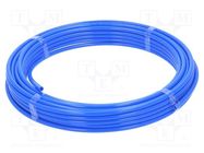 Pneumatic tubing; max.17bar; L: 25m; polyamide 6; Economy; blue PNEUMAT