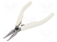 Pliers; curved,half-rounded nose; ESD; 129mm LINDSTRÖM