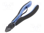 Pliers; side,cutting,precision; ESD; oval head; 147mm 