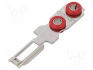 Flat key; D4GS-N OMRON