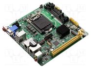 Mini-ITX motherboard; x86-64; LGA1151 compatible; 12VDC; DDR4 AAEON