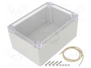 Enclosure: multipurpose; X: 146mm; Y: 186mm; Z: 55mm; Ritec; IP65 HAMMOND