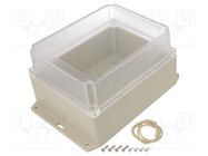 Enclosure: multipurpose; X: 146mm; Y: 186mm; Z: 110mm; Ritec; ABS HAMMOND