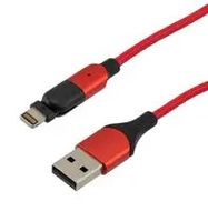 USB CABLE, 2.0, A PLUG-LIGHTING PLUG, 1M