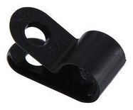 CABLE CLAMP, NYLON 6.6, 0.25", BLACK