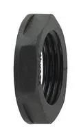 LOCKNUT, 1" CONDUIT FITTING, PA66, BLK