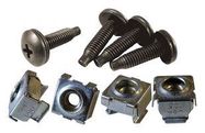 SCREW & CAGE NUT, PANEL RAIL, 100PK