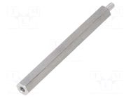 Screwed spacer sleeve; 60mm; Int.thread: M3; Ext.thread: M3 DREMEC
