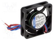 Fan: DC; axial; 12VDC; 40x40x10mm; 9m3/h; 26dBA; slide; 6000rpm 