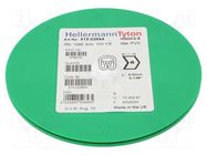 Markers; Marking: 6; 2÷5mm; PVC; yellow; -65÷105°C; leaded; HGDC2-5 HELLERMANNTYTON