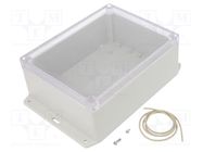 Enclosure: multipurpose; X: 146mm; Y: 186mm; Z: 75mm; Ritec; IP65 HAMMOND