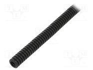 Protective tube; Size: 7; polyamide 6; black; L: 50m; -40÷105°C PMA