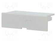 Stopper; for enclosures; grey 