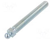 Pin; M20; steel; Ø: 15mm; Plating: zinc; Thread len: 150mm FATH